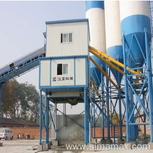 stationary concrete batching plant